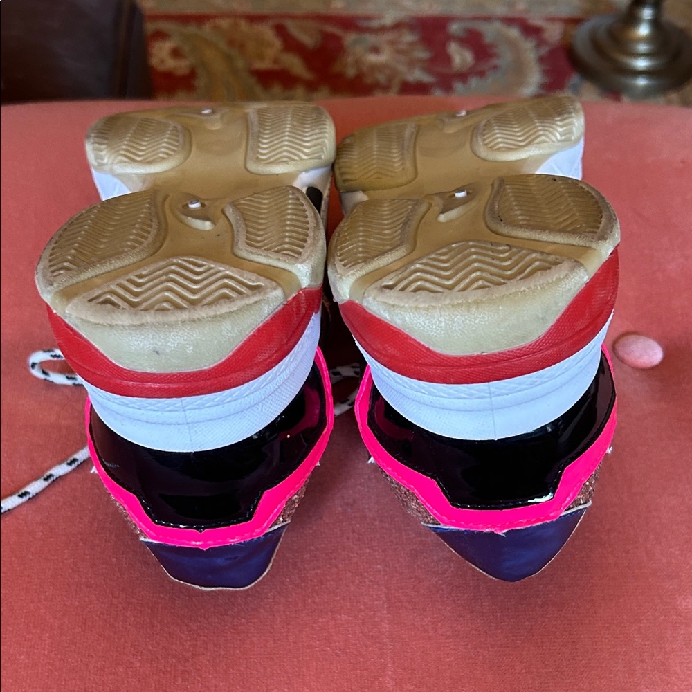 Multicolor Sequined Chunky Sneakers - Picture 4 of 7